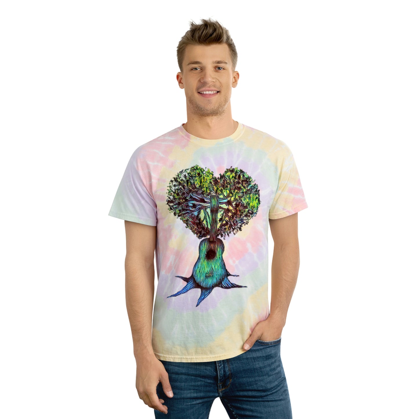 Music Is life Tie-Dye T-Shirt