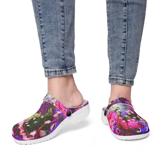 Galaxy: Magenta Clogs