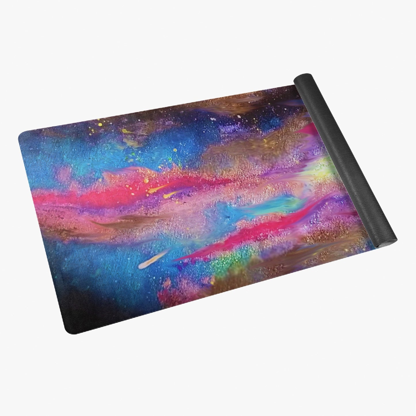 Explosive Nebula Suede Anti-slip Yoga Mat