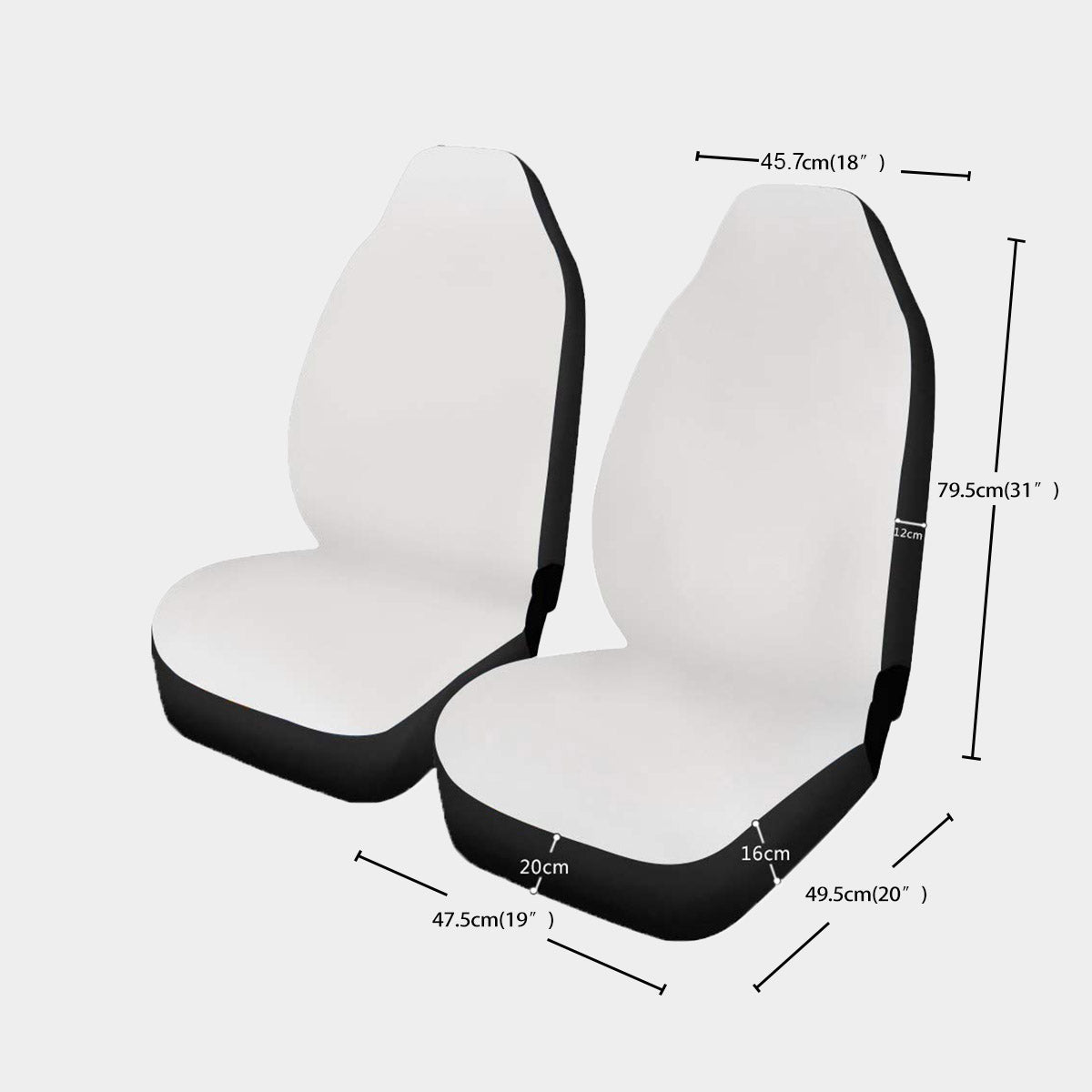 Drip Universal Car Seat Cover With Thickened Back