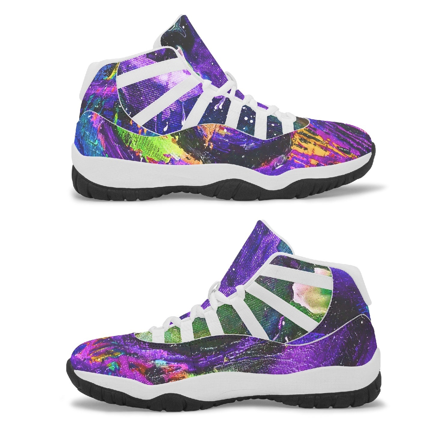 Different Dimensions/ Galactic Clouds AJ11 Basketball Sneakers