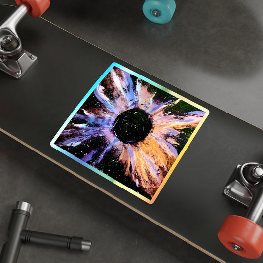 Black Hole Holographic Die-cut Stickers