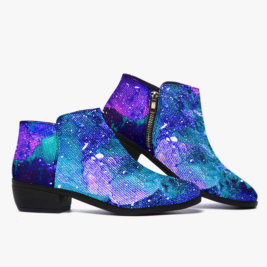 Galactic Love Zipper Boots