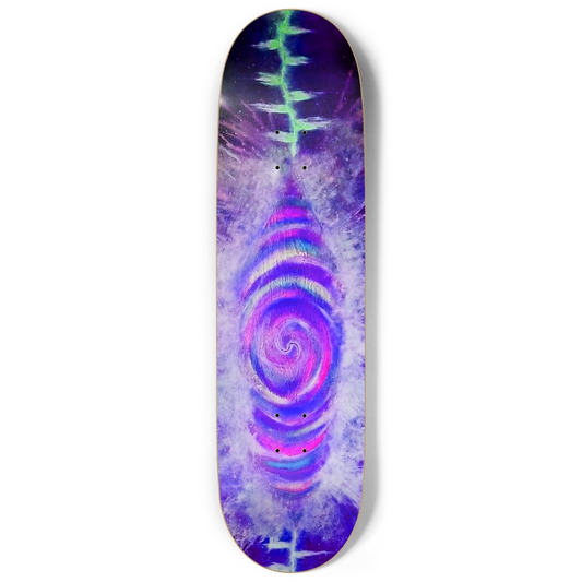 Heavenly Change Purple Custom Skateboard