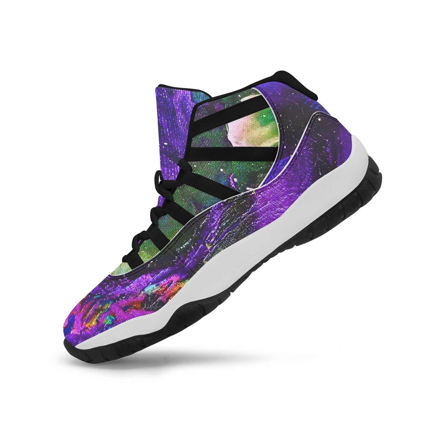 Different Dimensions/ Galactic Clouds AJ11 Basketball Sneakers