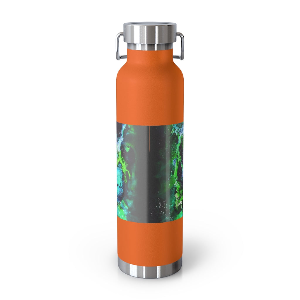 Galaxy: Green Copper Vacuum Insulated Bottle, 22oz