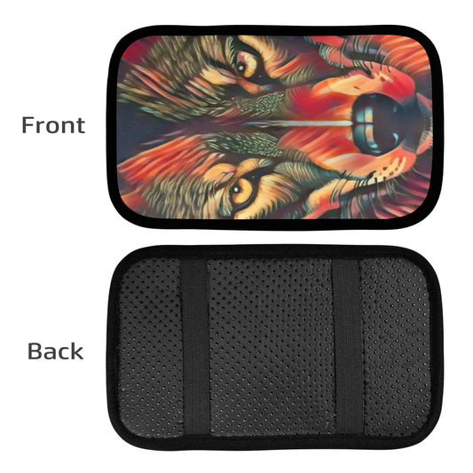 Fiery Wolf Arm Rest Cover