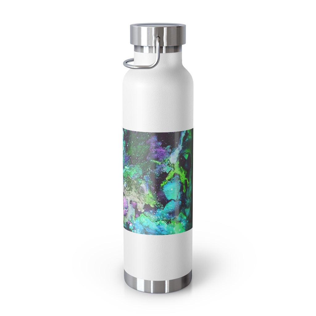 Galaxy: Green Copper Vacuum Insulated Bottle, 22oz