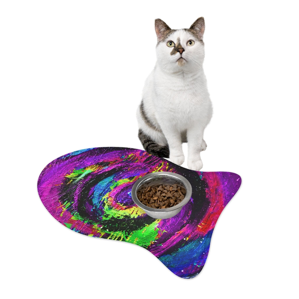 Different Dimensions Purple Pet Feeding Mats