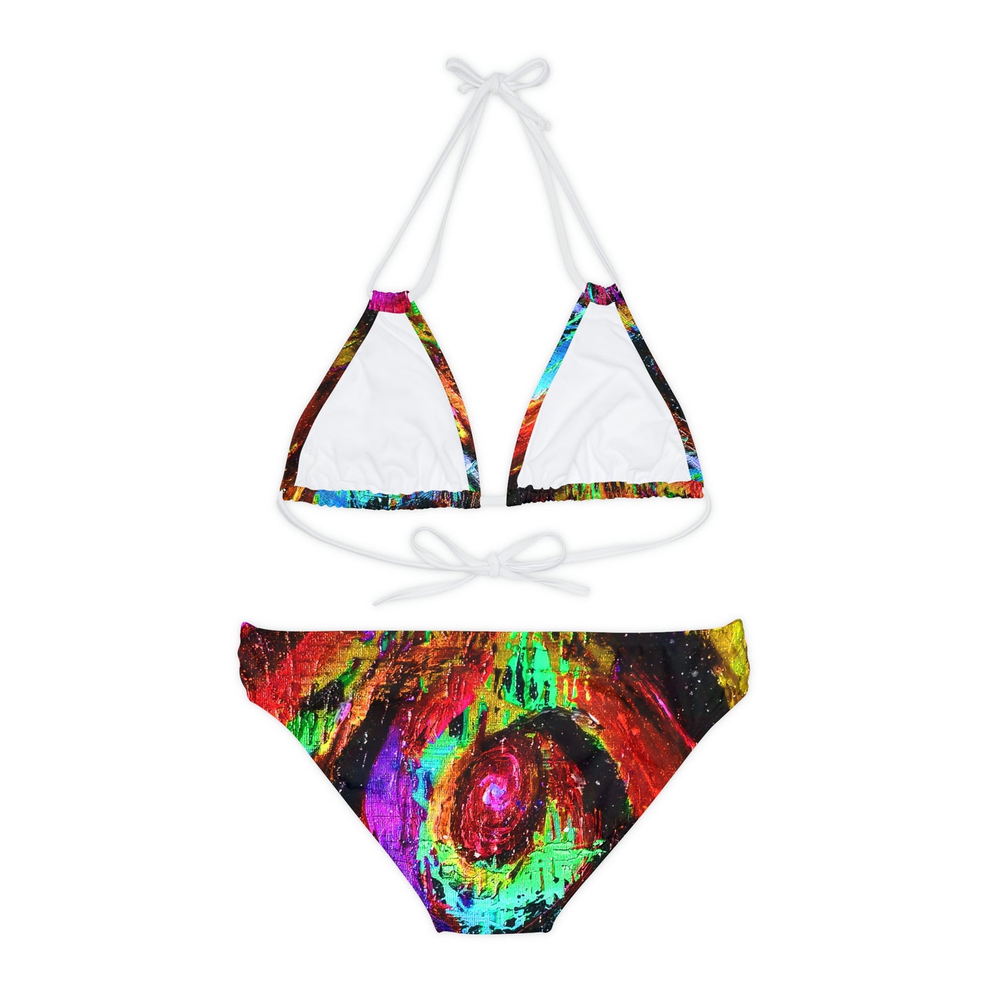 Galactic Rabbit Hole Strappy Bikini Set