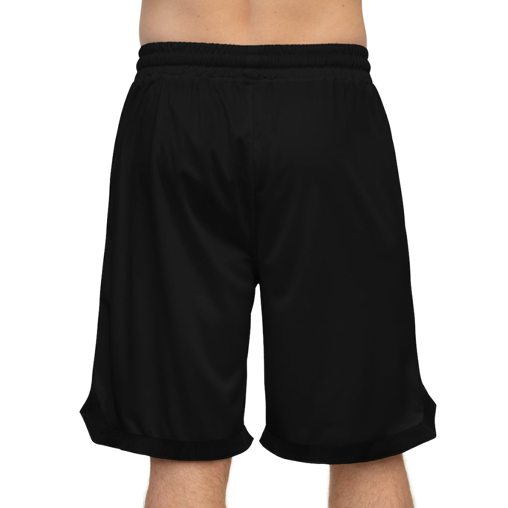 Music is Life 1 Basketball Rib Shorts - Black