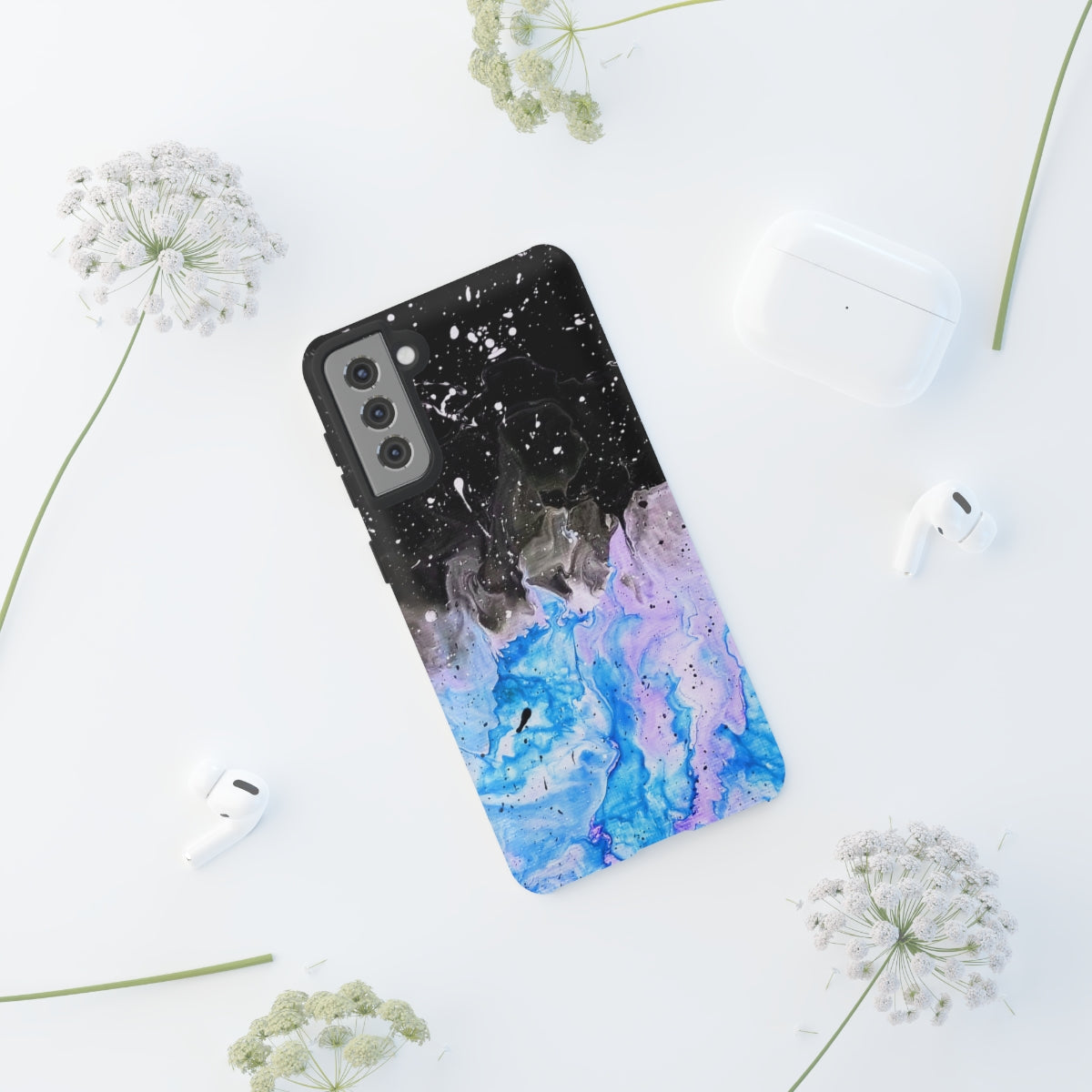 Galactic Fire: Turquoise Tough Cases