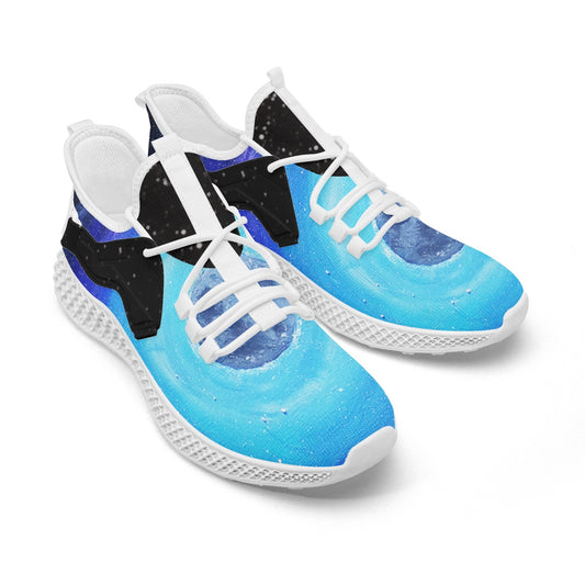 Moonshine and Magic Net Style Mesh Knit Sneakers