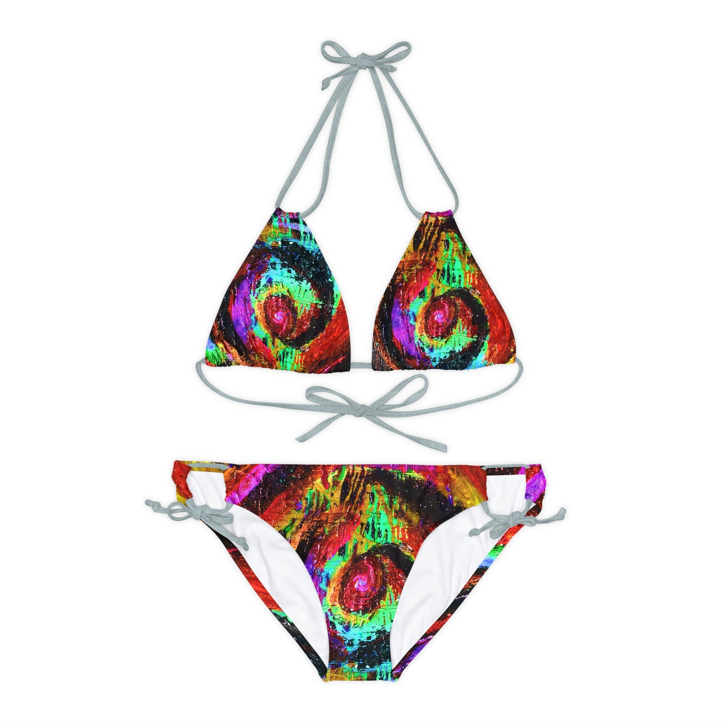 Galactic Rabbit Hole Strappy Bikini Set