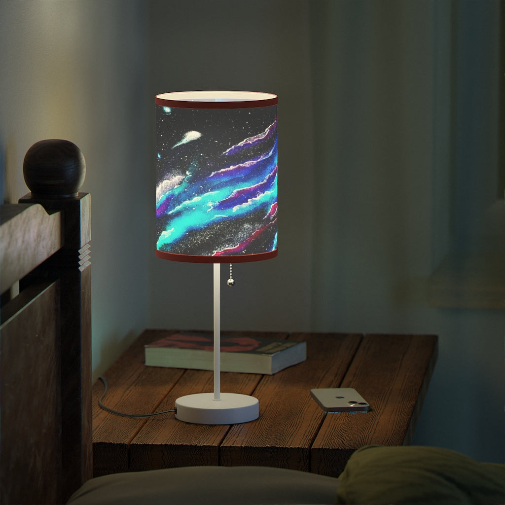 Blue Rip Table Lamp