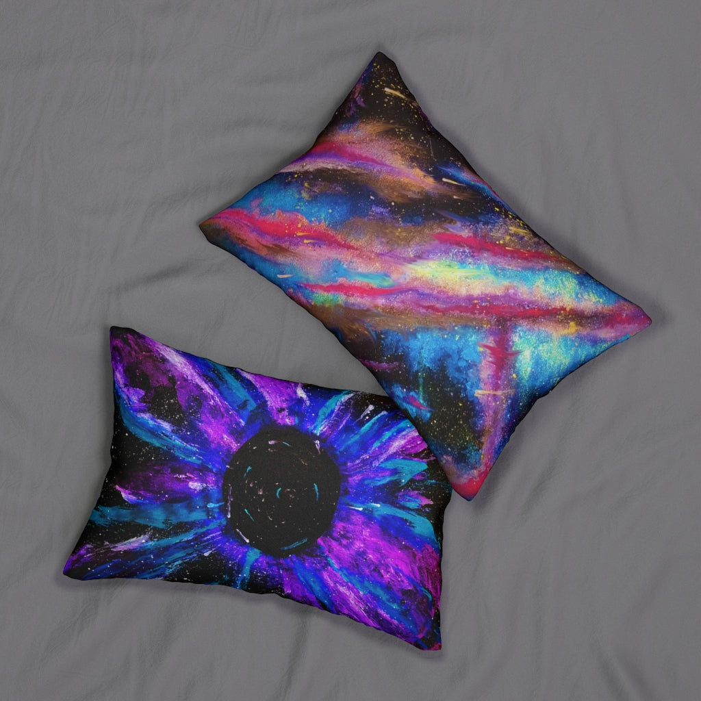 Explosive Nebula/Black Hole  Lumbar Pillow