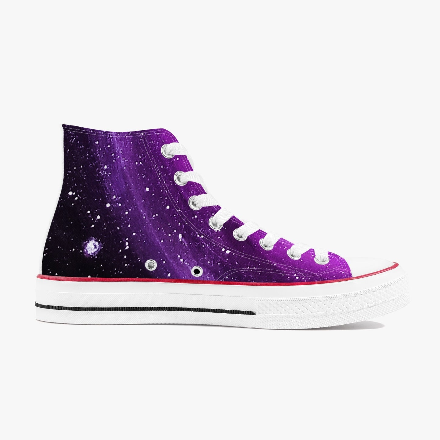 Moonshine and Magic / Different DImensions High-Top Canvas Shoes - White