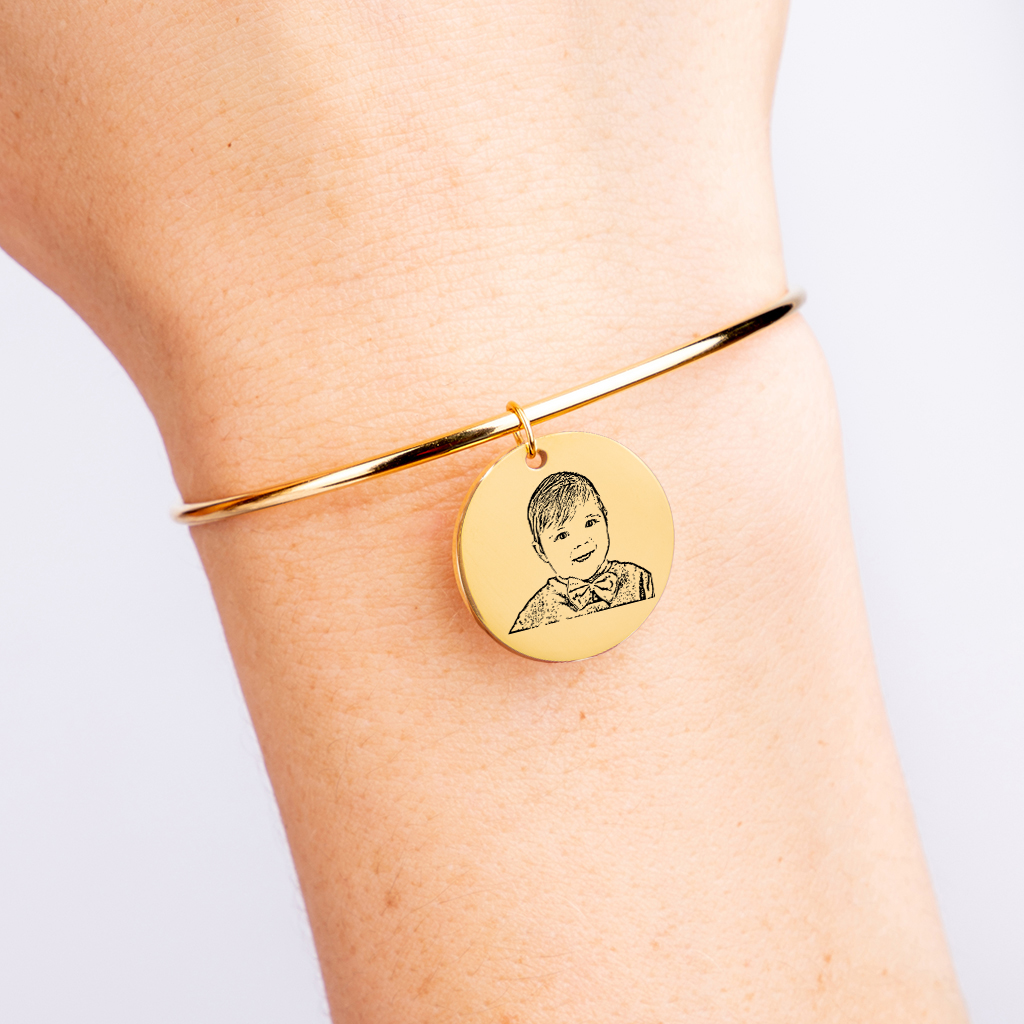 Baby Portrait Bangle