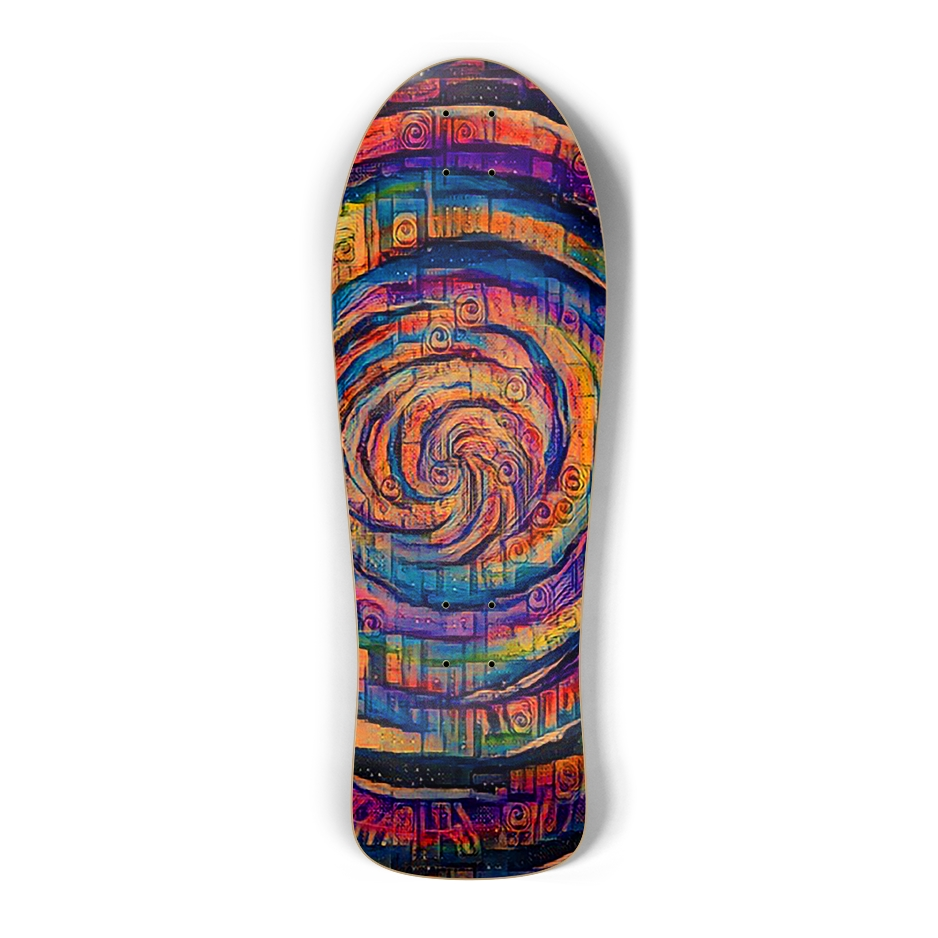 Sunset Whirlpool Old School Custom Skateboard