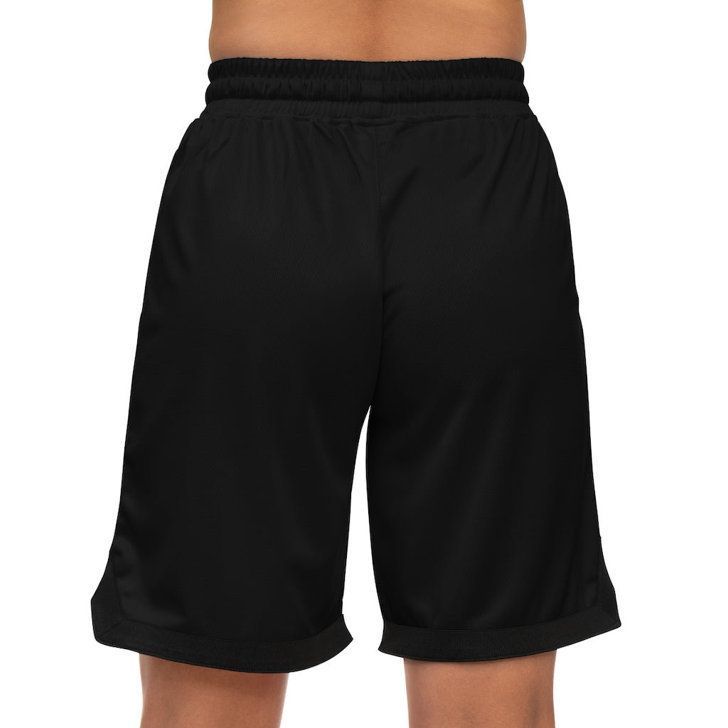 Music is Life 1 Basketball Rib Shorts - Black