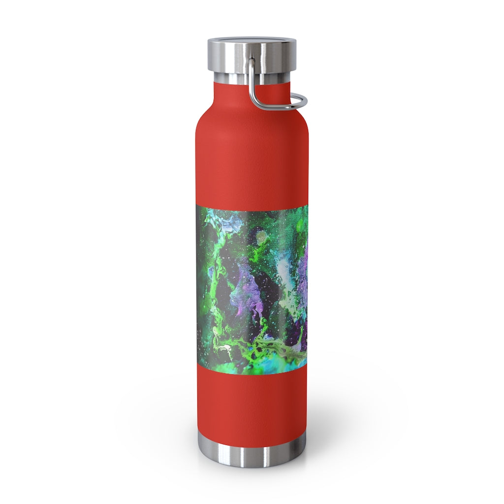 Galaxy: Green Copper Vacuum Insulated Bottle, 22oz