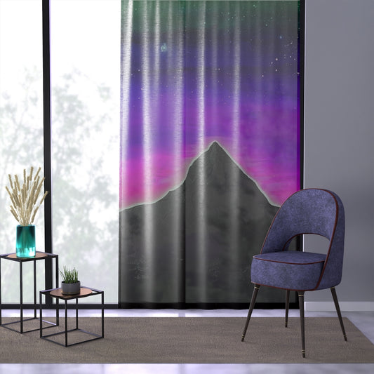 Sunrise Purple Window Curtain