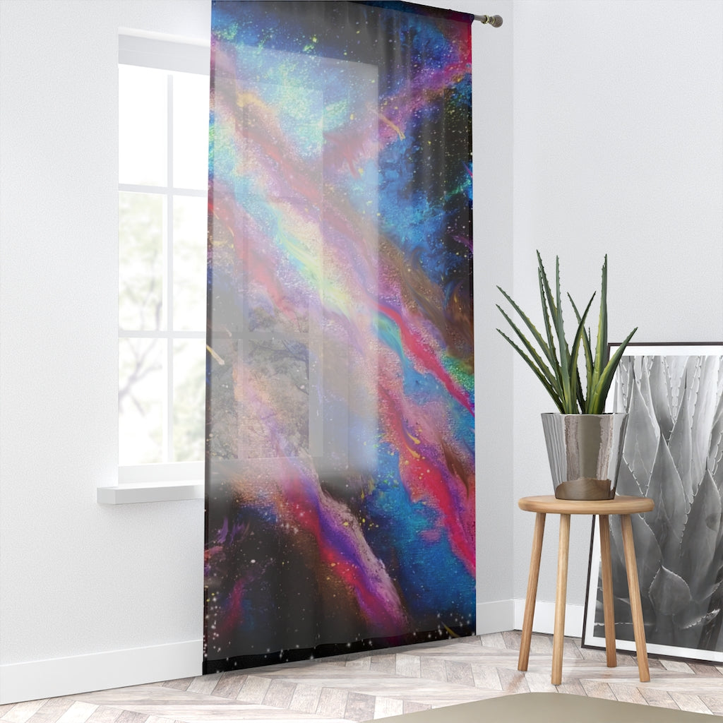 Explosive Nebula Window Curtain