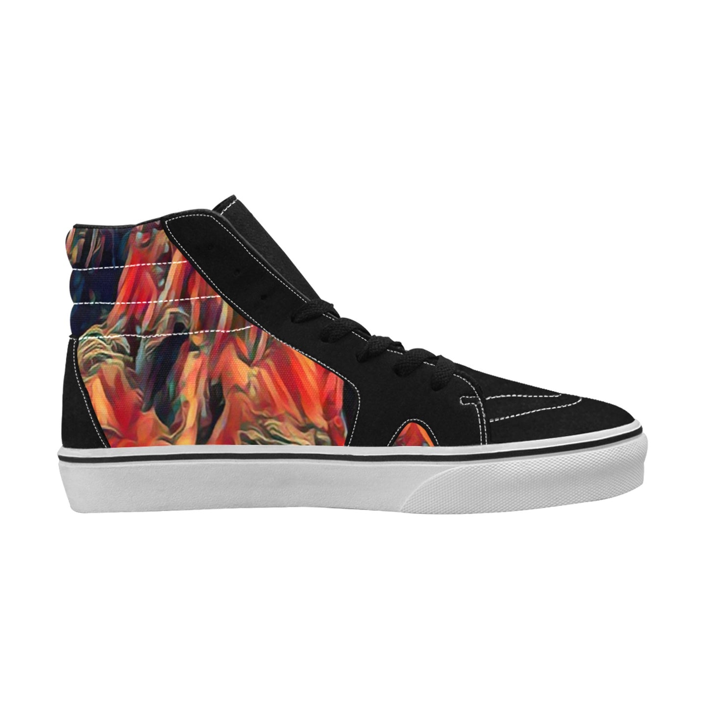 Fiery Whisper Men's High-Tops Sneakers