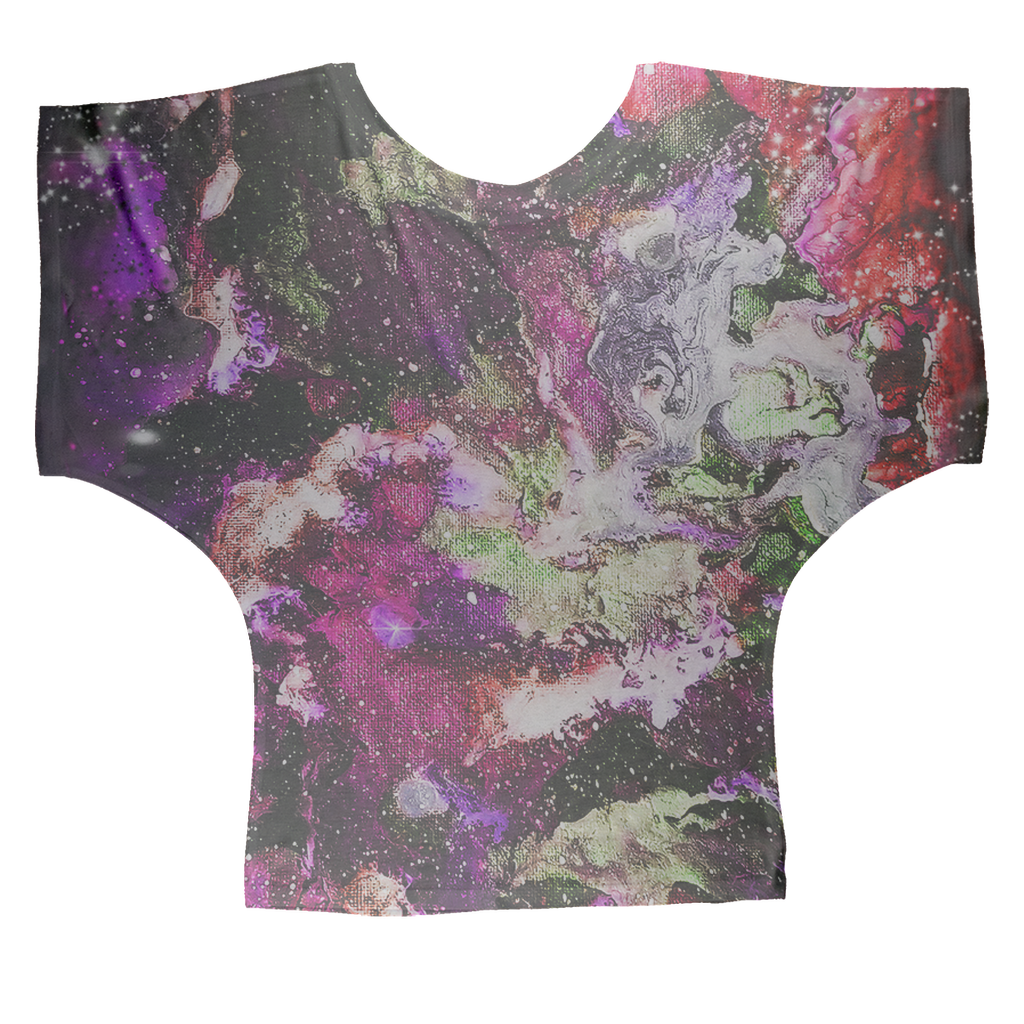 Galaxy: Magenta Sublimation Batwing Top