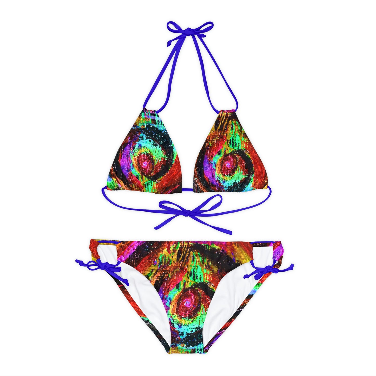 Galactic Rabbit Hole Strappy Bikini Set