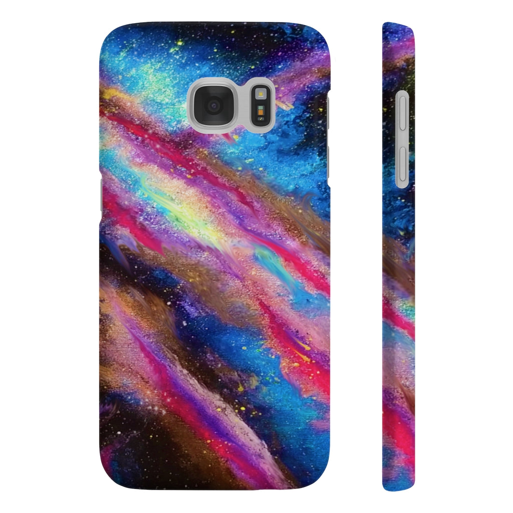 Explosive Nebula Slim Phone Cases