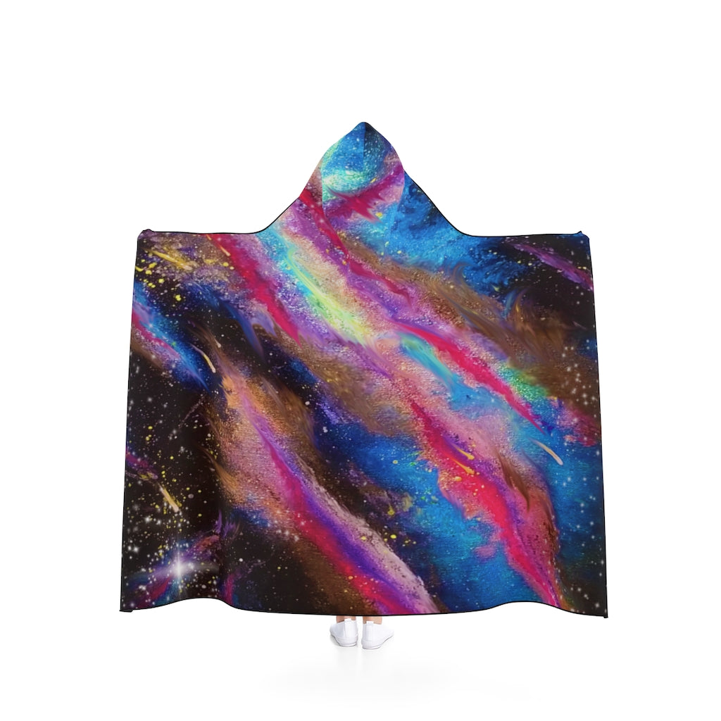 Explosive Nebula Hooded Blanket