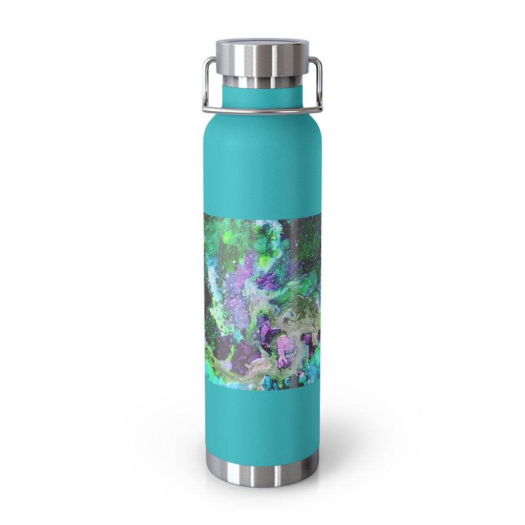 Galaxy: Green Copper Vacuum Insulated Bottle, 22oz