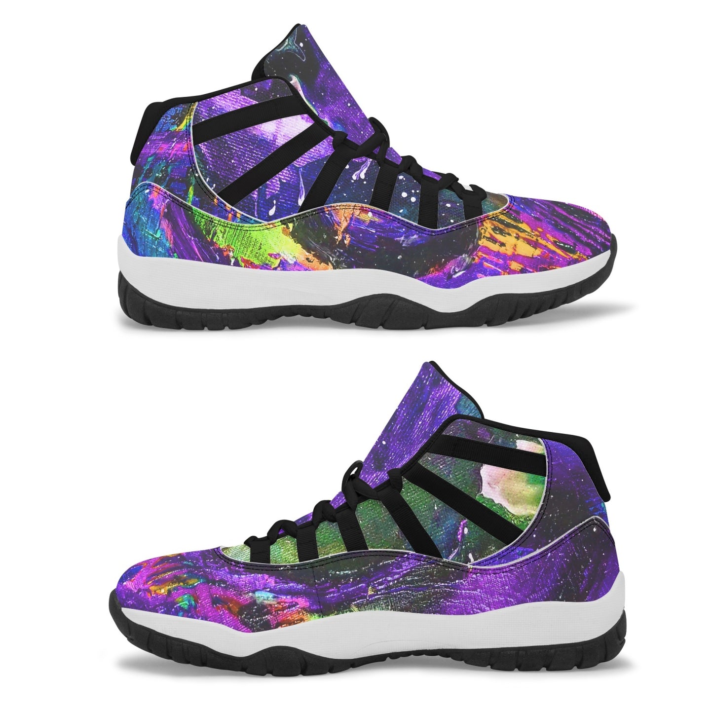 Different Dimensions/ Galactic Clouds AJ11 Basketball Sneakers