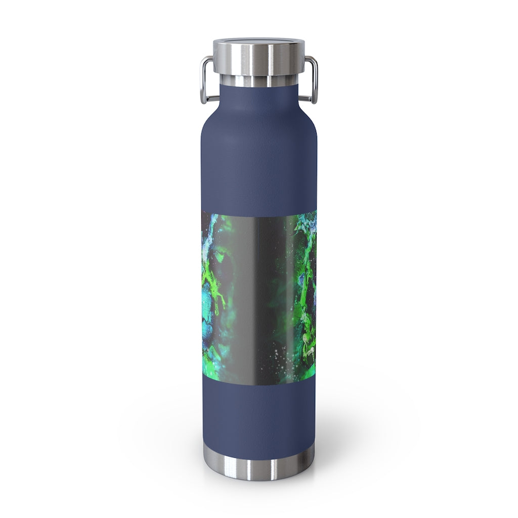 Galaxy: Green Copper Vacuum Insulated Bottle, 22oz