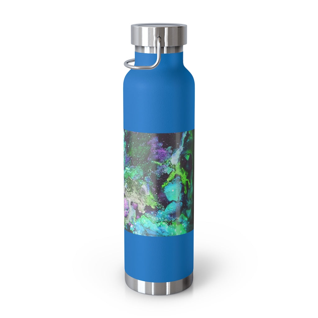 Galaxy: Green Copper Vacuum Insulated Bottle, 22oz