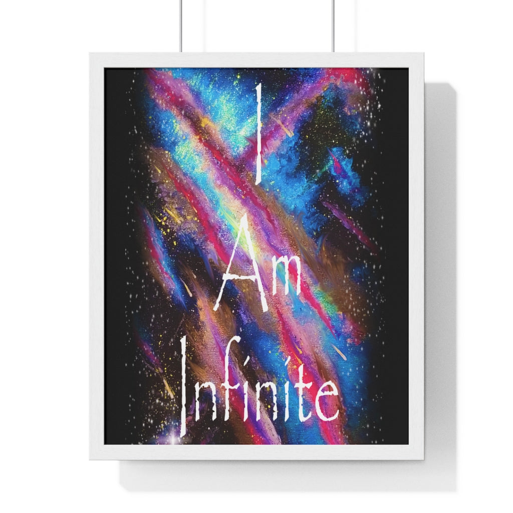 I Am Infinite Framed Vertical Poster