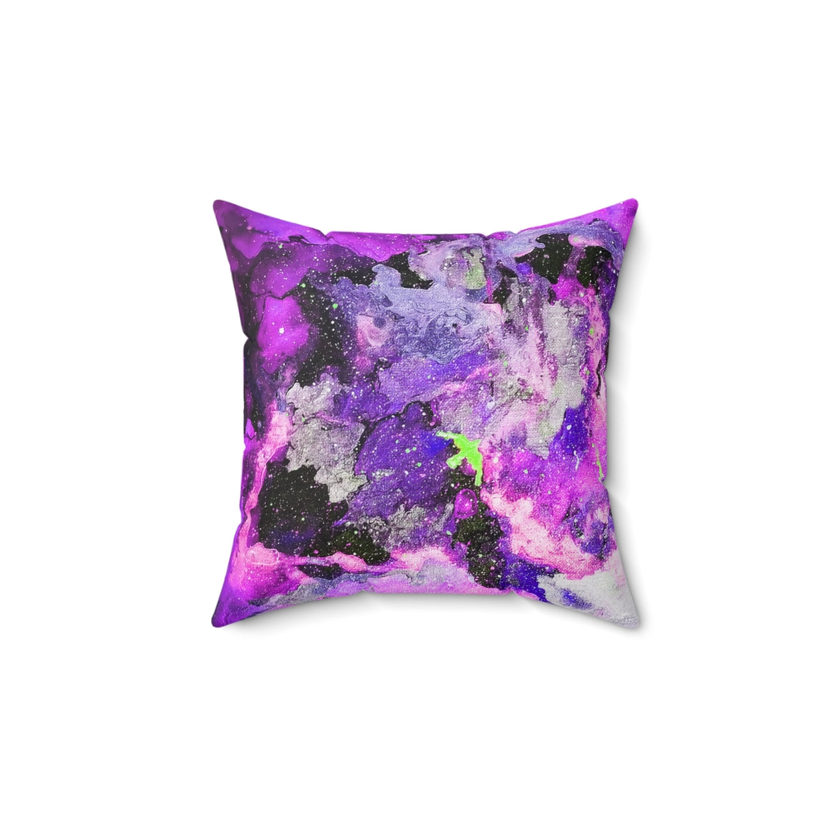 Different Dimensions / Fly High Faux Suede Square Pillow