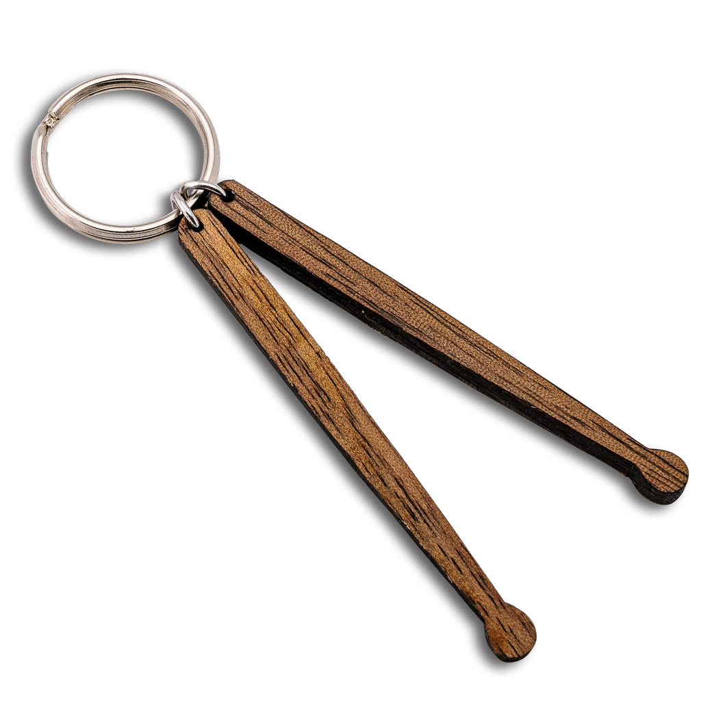 Custom Drumsticks Keychain