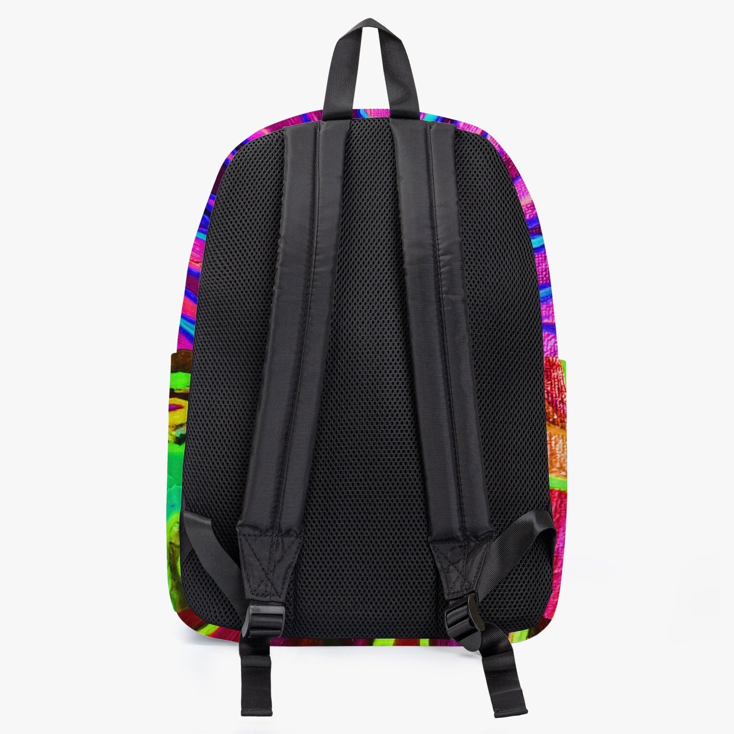 Mystic Cave Purple/Green Canvas Backpack