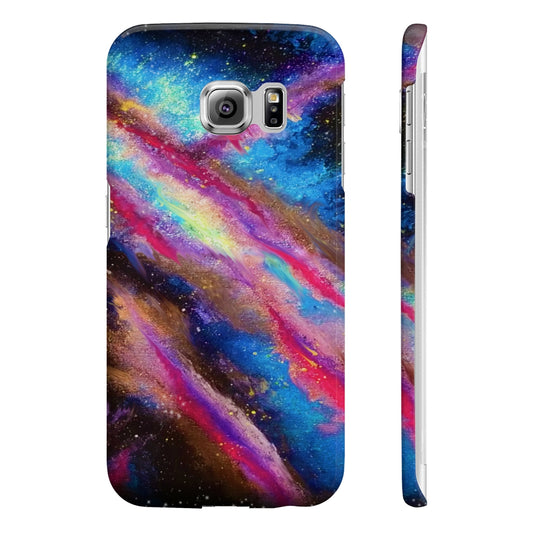 Explosive Nebula Slim Phone Cases