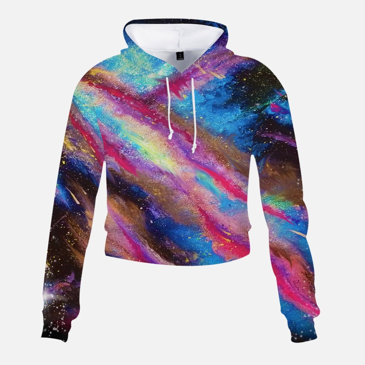 Explosive Nebula High-rise Cropped Sweatshirt