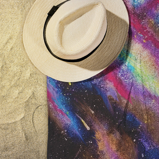 Explosive Nebula Beach Towel
