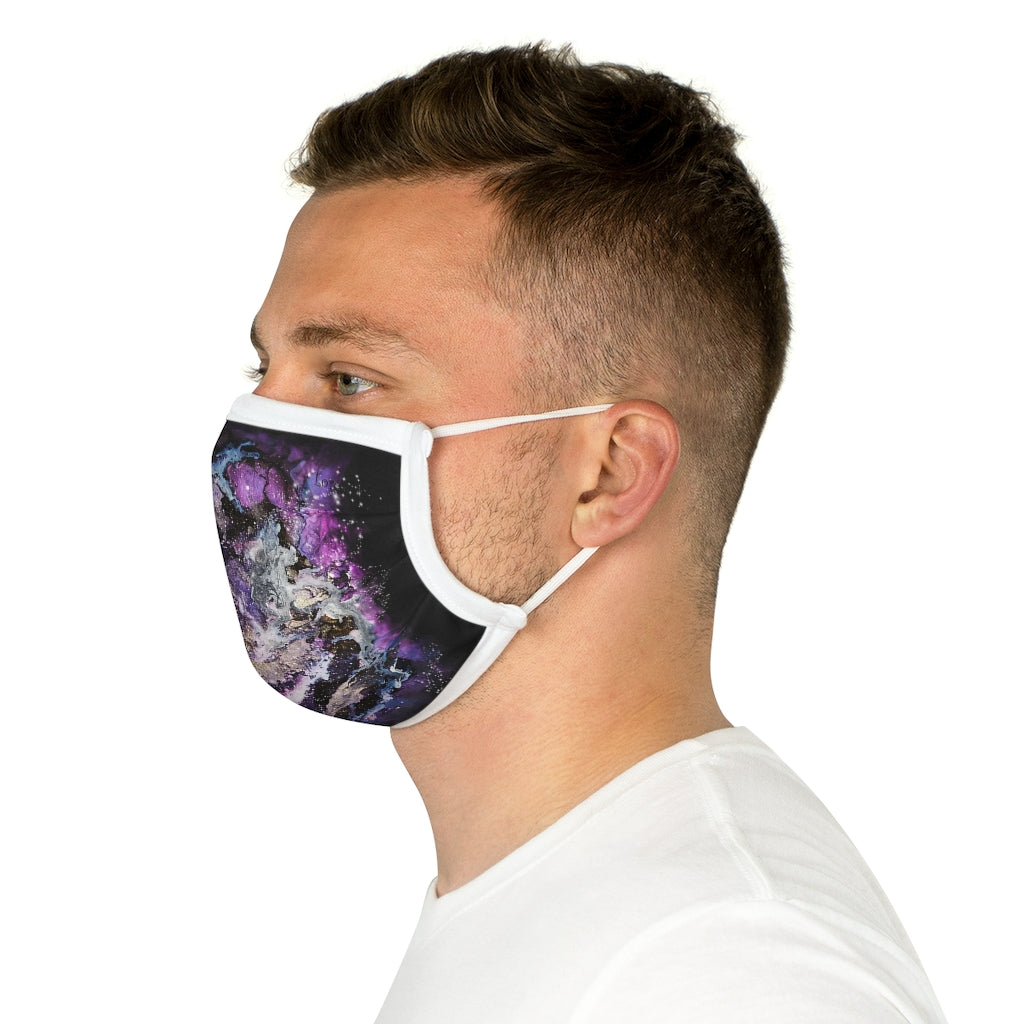 Purple Galaxy Cotton Face Mask