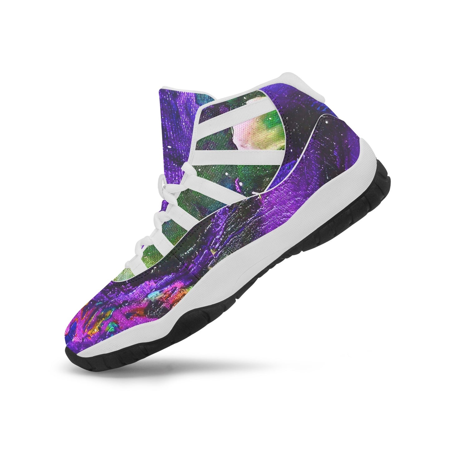 Different Dimensions/ Galactic Clouds AJ11 Basketball Sneakers