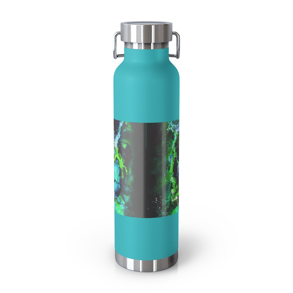 Galaxy: Green Copper Vacuum Insulated Bottle, 22oz