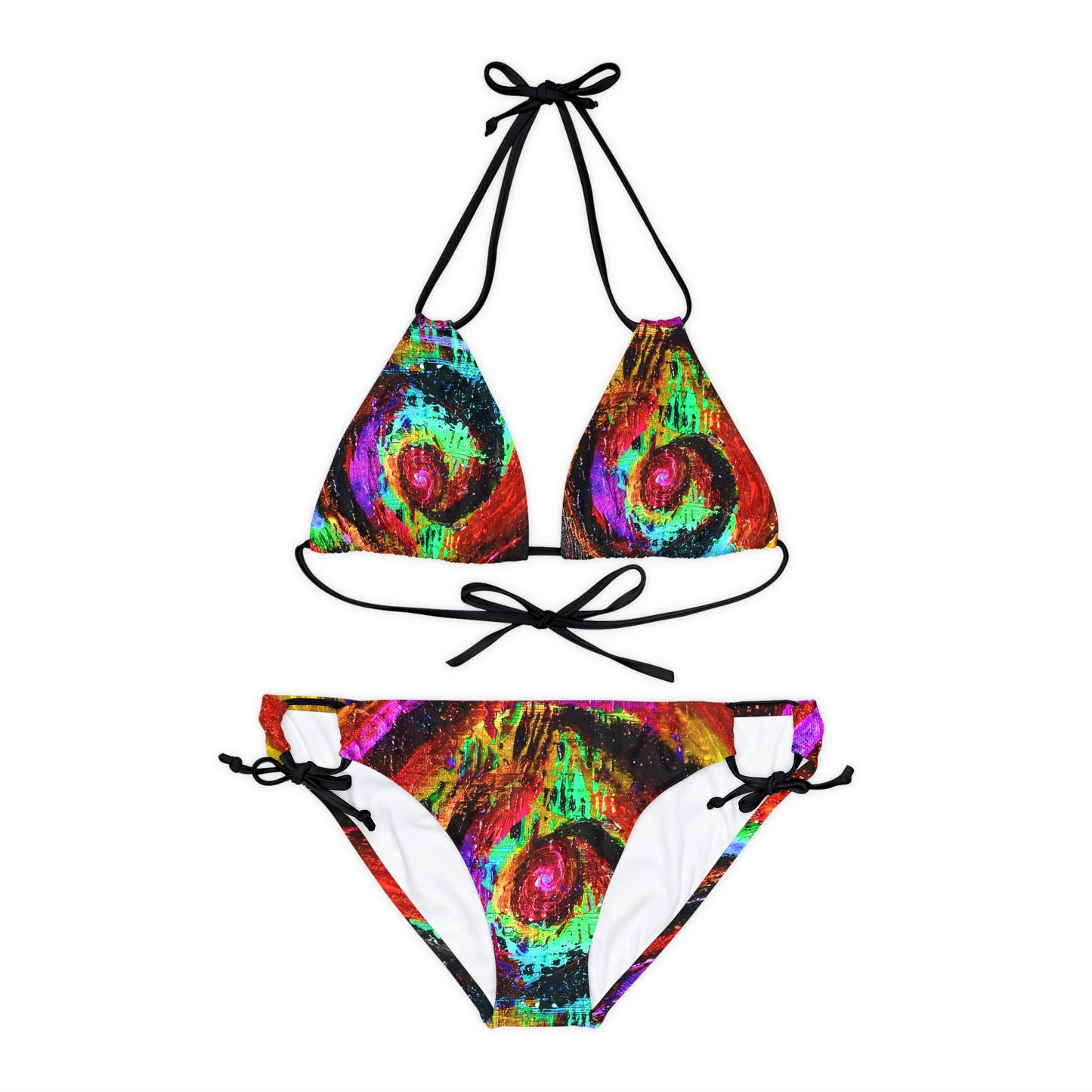 Galactic Rabbit Hole Strappy Bikini Set