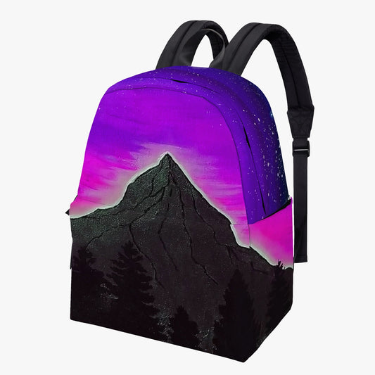 Sunrise Purple Canvas Backpack