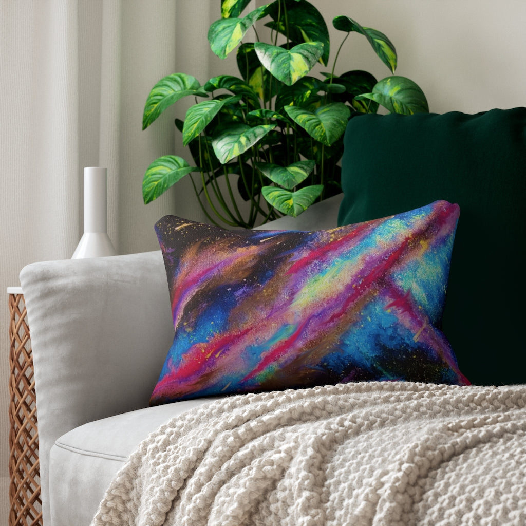 Explosive Nebula/Black Hole  Lumbar Pillow