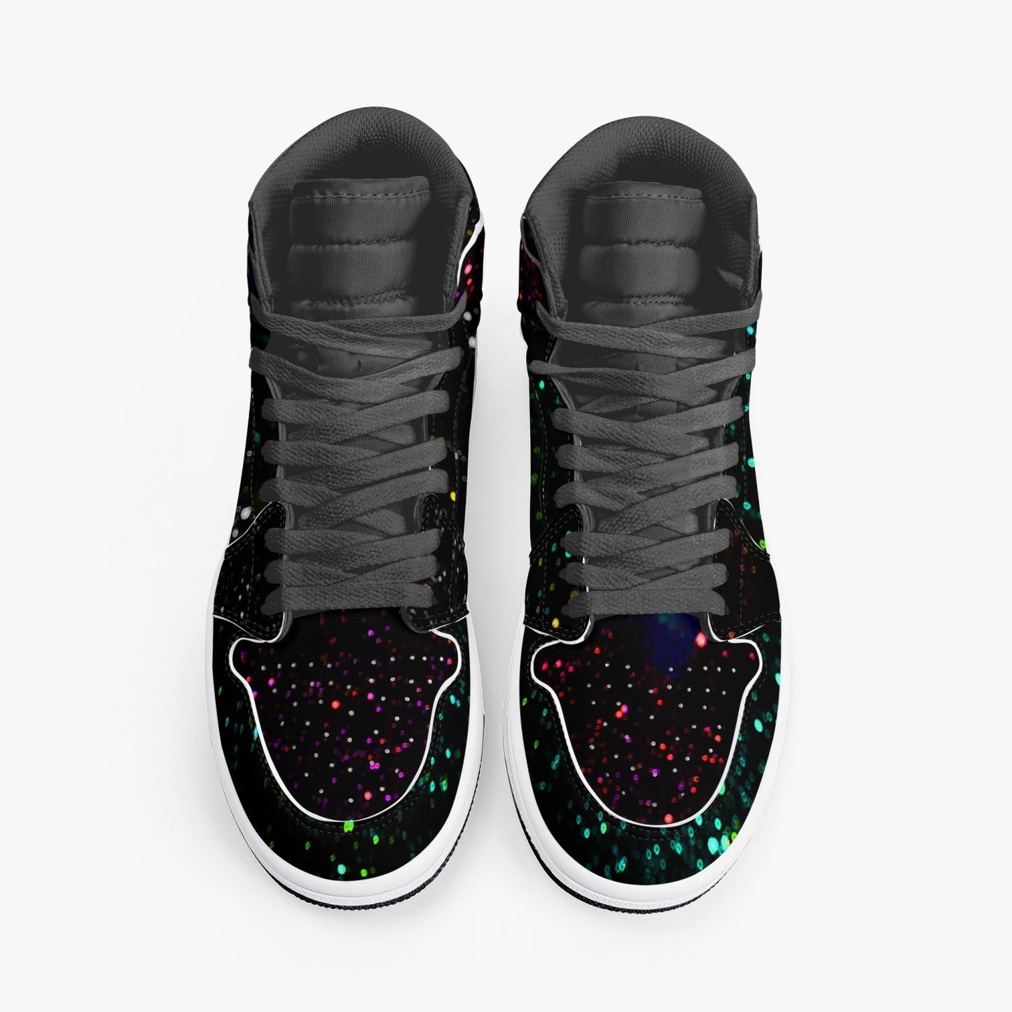 Star Party  High-Top Leather Sneakers- 2 colors